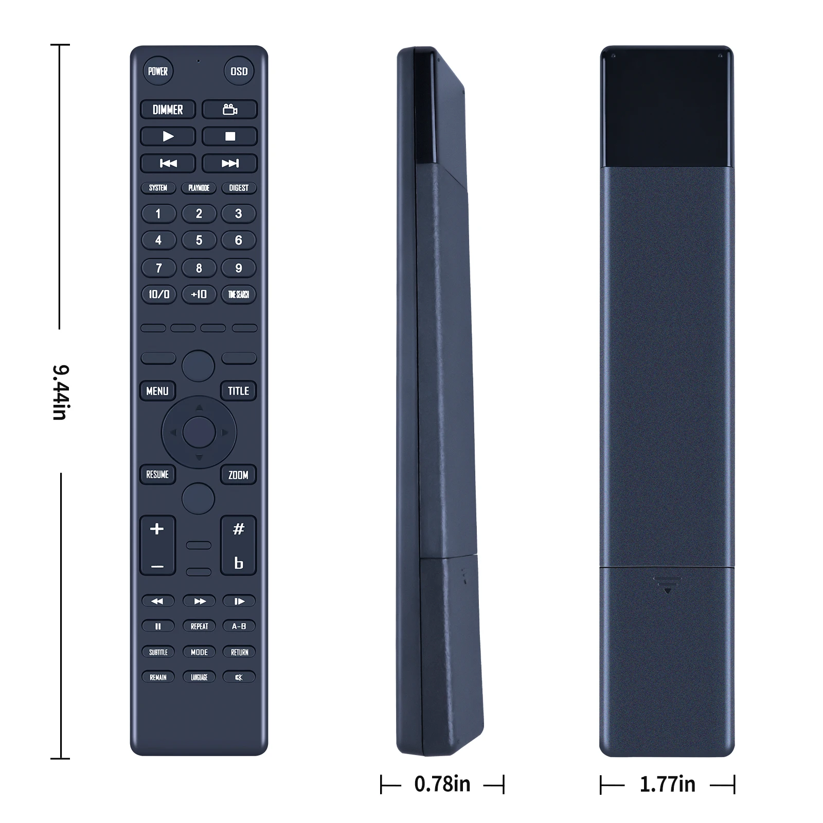 Nuevo Control remoto RC-320 para reproductor de DVD Shinco Mintek DVD2110 DVD2580