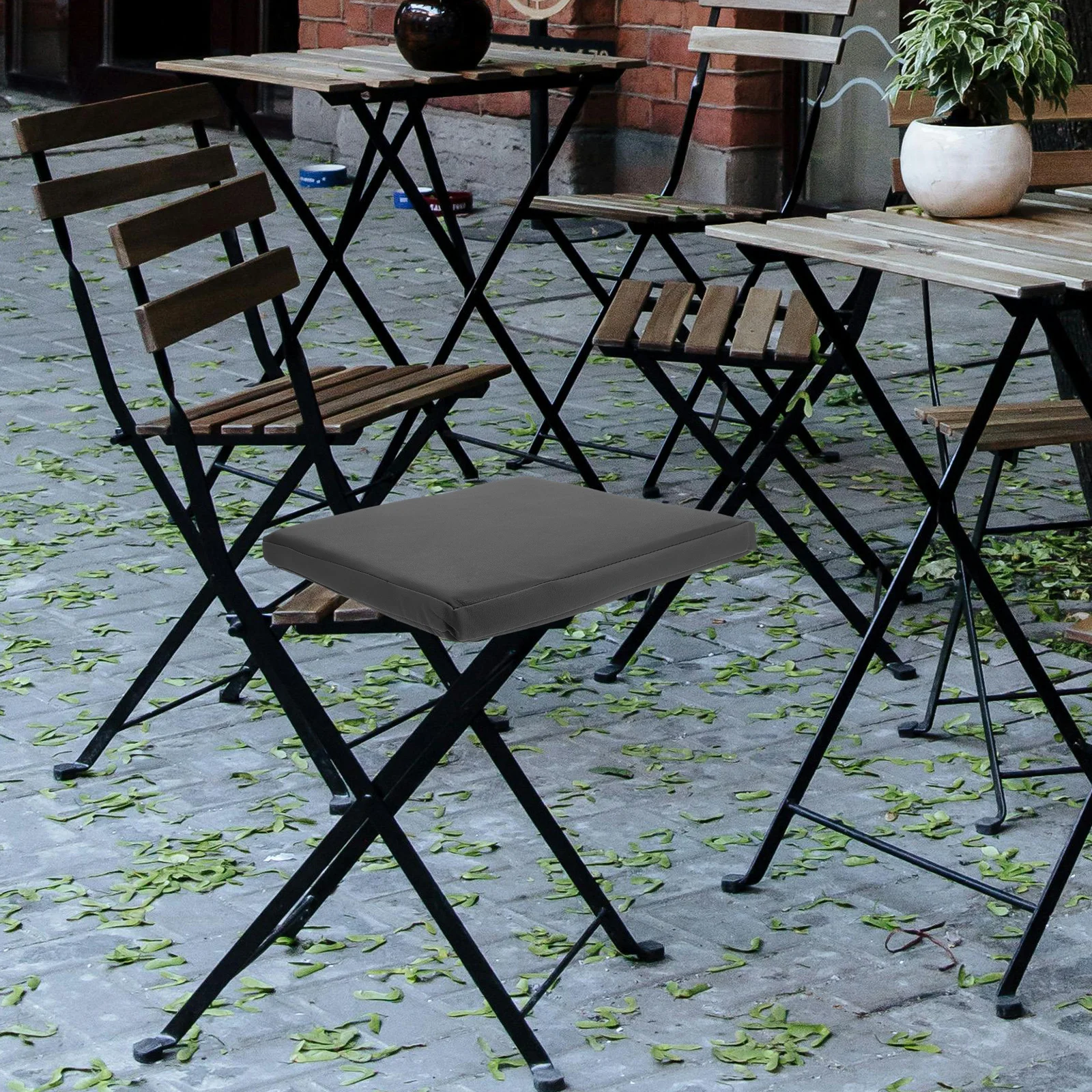 

Portable Square Seat Cushion PU Memory Foam Comfortable Camping Picnic Mat Lightweight Carry Strap Outdoor Floor Cushion