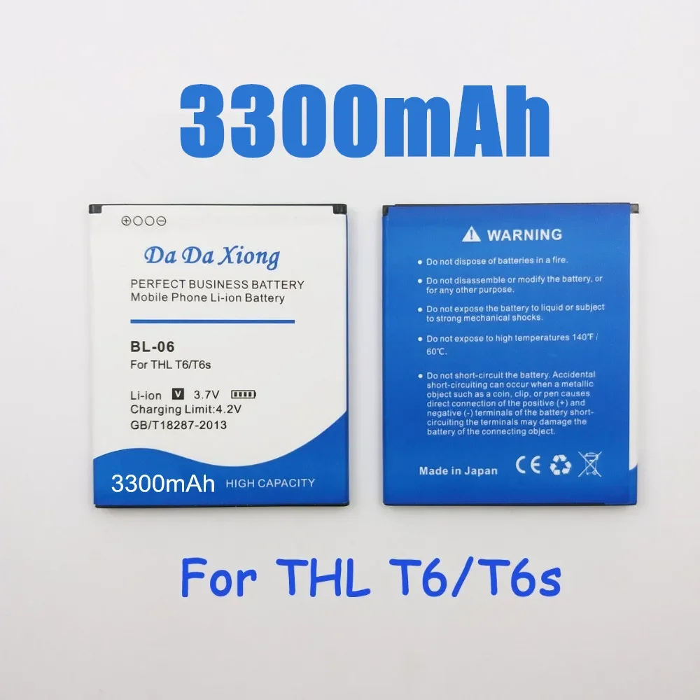 

3300mAh BL 06 BL-06 Battery For THL T6 S Pro T6C