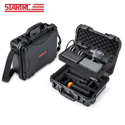 STARTRC 2 Layers Hard Case for DJI Osmo Action 5 Pro Camera Accessories Carrying Case Waterproof Box Portable Travel Suitcase