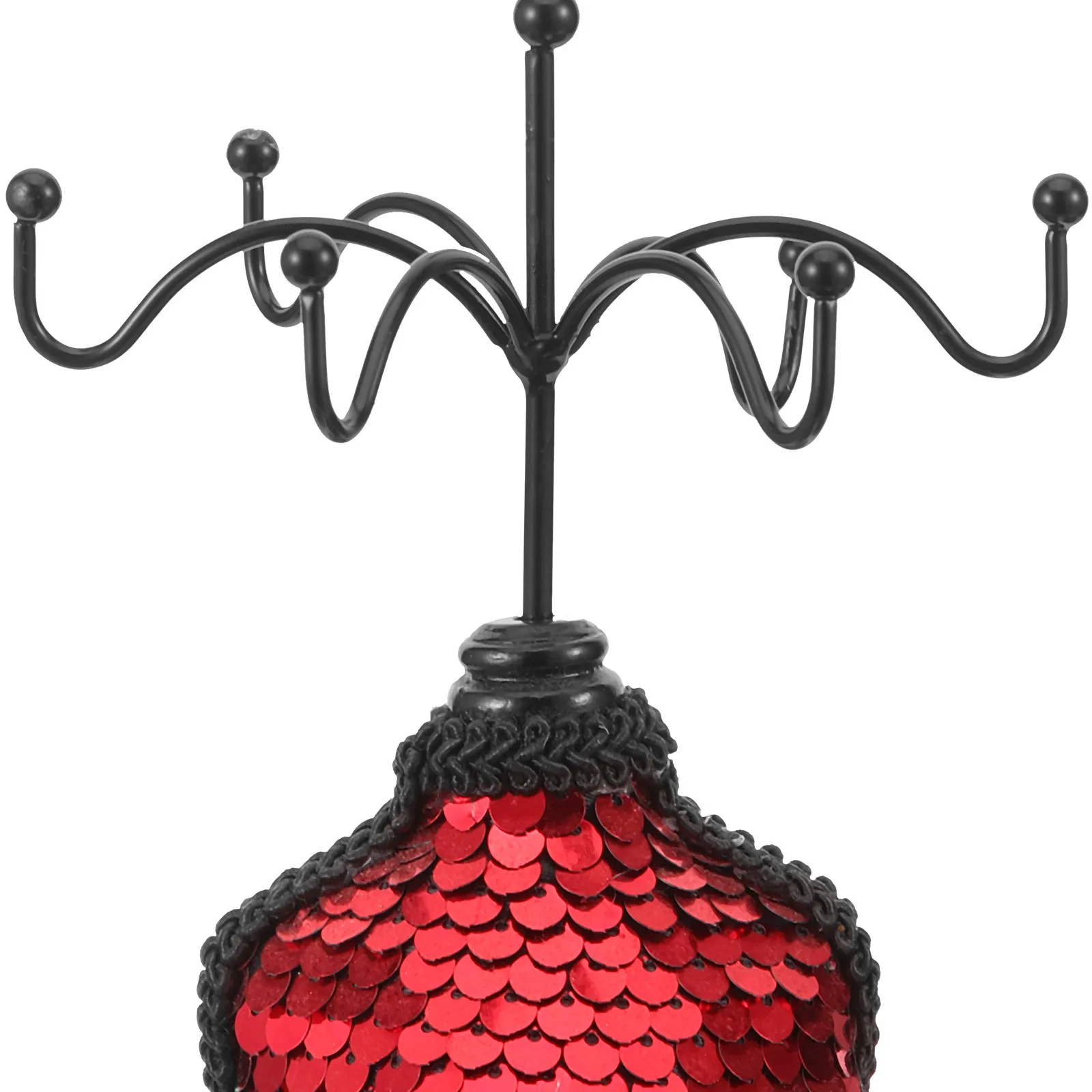 Jewelry Ear Ring Holder Display Stand Necklace Organizer Elegant Jewelry Display Rack for Bedroom Bathroom Living Room