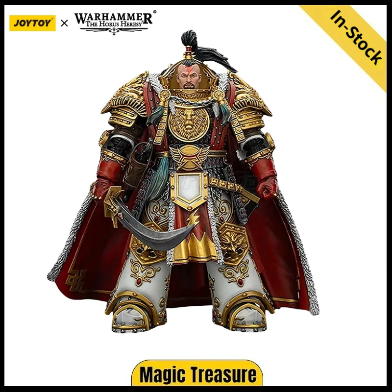 【In stock】JOYTOY Warhammer40K The Horus Heresy White Scars Jaghatai Khan Primarch of The Vth Legion 1/18 Action Figure Toy Model