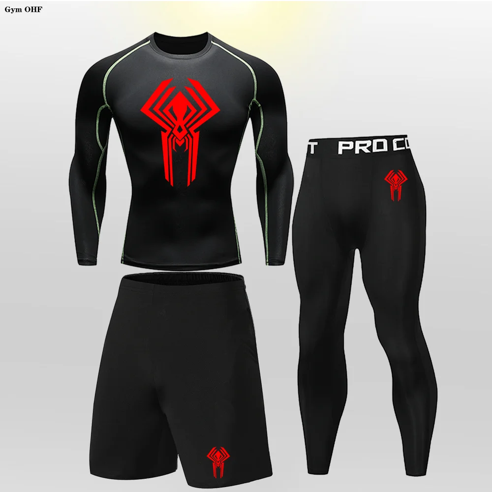 Maillot de boxe pour enfants, Rashguard jiu jitsu déclinaison, compression trempée, entraînement sportif, gym, jogging, survêtement pour enfants, 2099