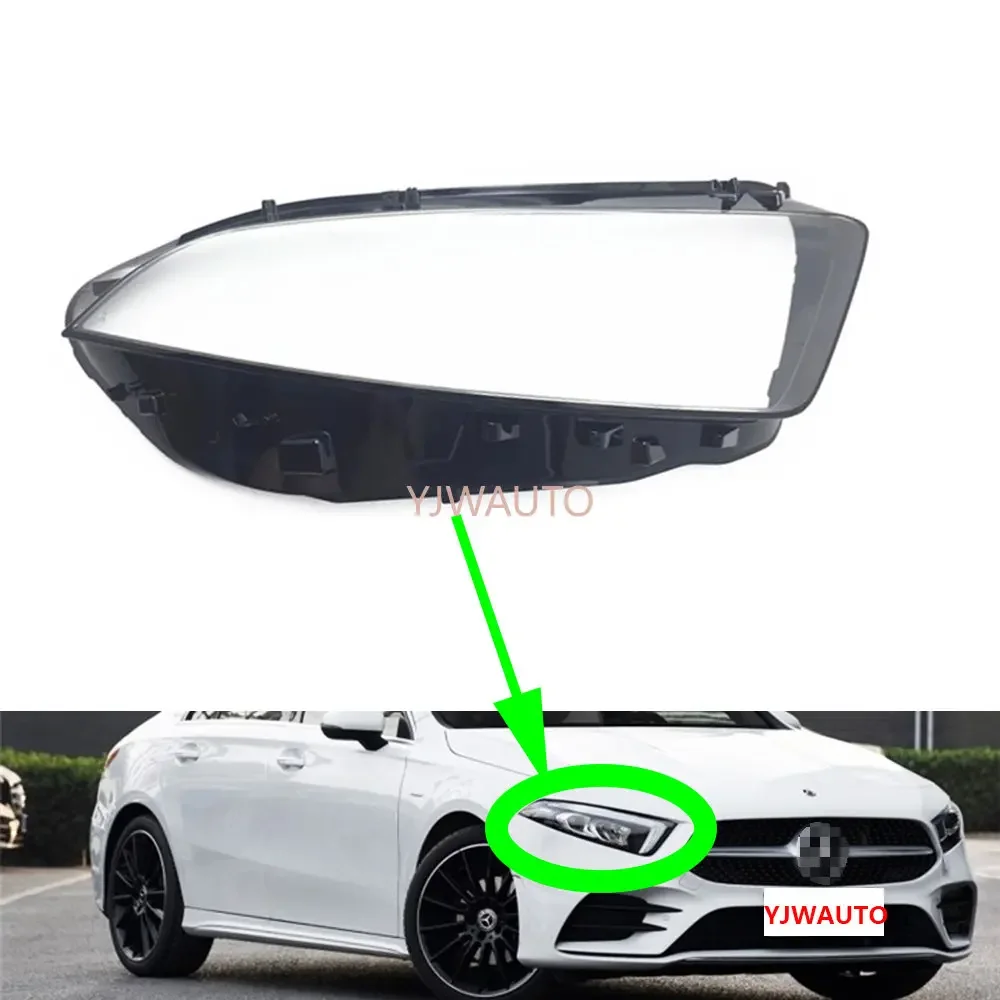 For Mercedes-Benz W257 W177 A180L 180 200L 200 2019 2020 2021 Headlight Cover Car Headlamp Lens Glass Replacement Auto Shell