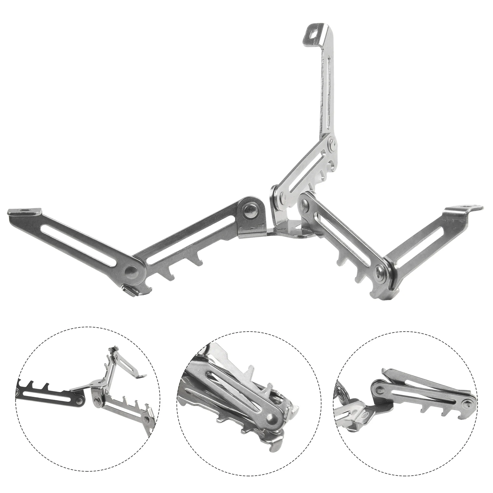 

Convenient Folding Gas Tank Shelf Stand Suitable for Camping and Picnics Compatible with Different Gas Tank Sizes