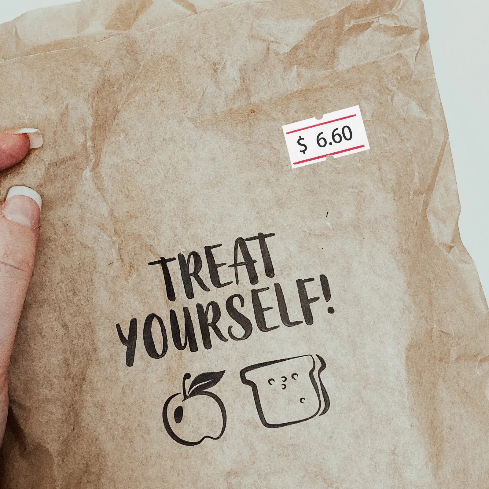 

10 Rolls Elegant Self-Adhesive Price Label Paper Reliable Texture for Business Exhibition Store Rack Sale Tags Supermarket Sign