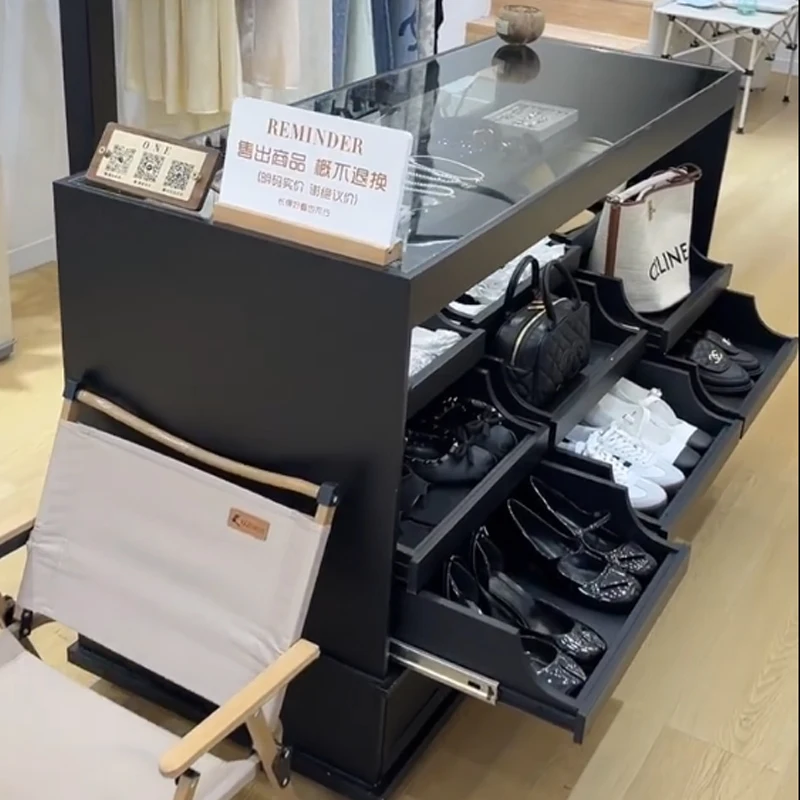 Clothing Store Nakajima Table Display Table Side Cabinet Locker Paint Decorative Cabinet Ornament Booth Display Display Table