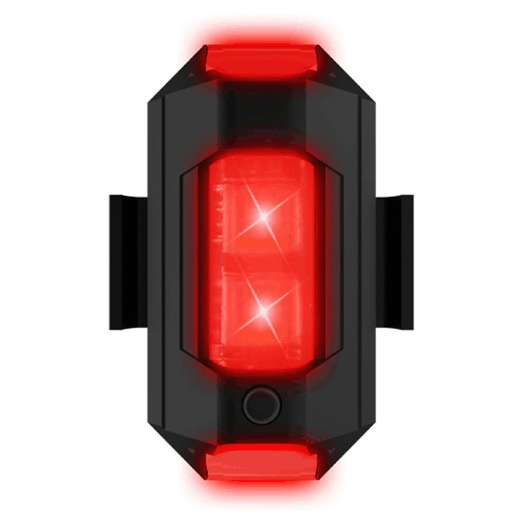 衝突防止警告灯,ミニLEDライト,ビロード,ライト付き,7色,オートバイインジケーター