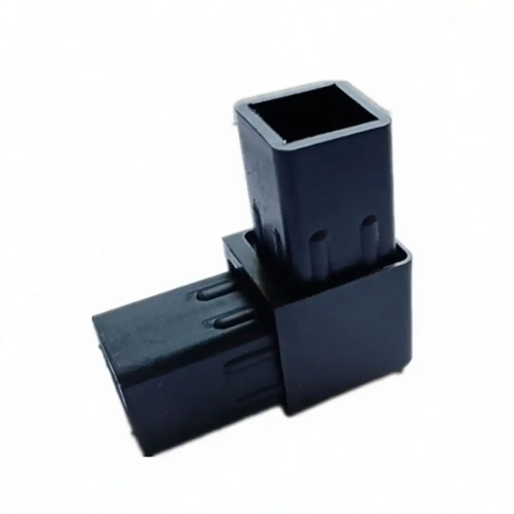 Plastic Square Tube Joint Connector Replacement Fitting For Industrial Rack Assembly Durable Pipe End Fastener