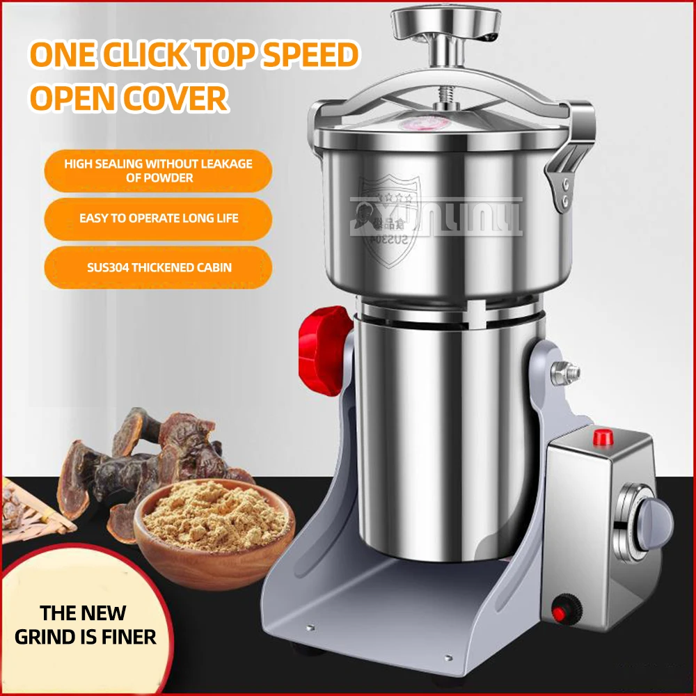 1000g Household Flour Powder Crusher Multi-Functional Mill Grain Crusher Electric Cereals Grinder Mill