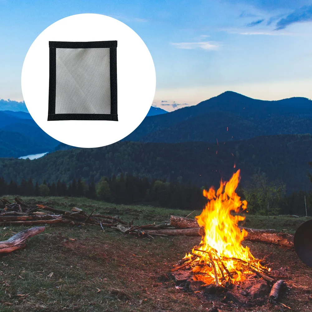 

Fireproof Fiberglass Stove Jack Chimney Cloth Camping Accessories nace Tube Tent Anti Scalding Ring Stove Pipe Flame