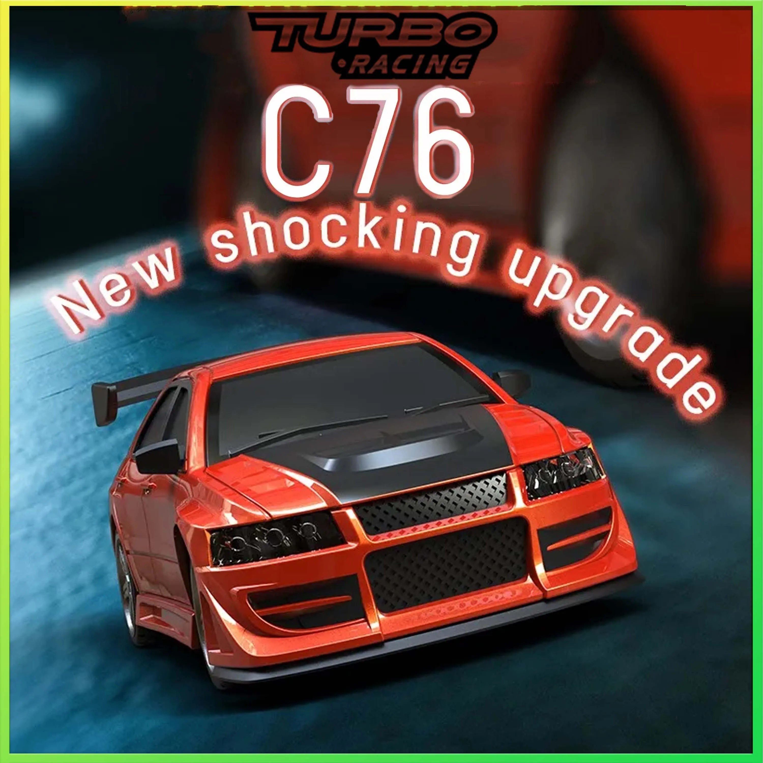 

Turbo Racing 1/76 C76 Drift Car Высокоскоростной мини-пульт дистанционного управления на дороге Портативная модель RTR для взрослых и детей Детская подарочная игрушка