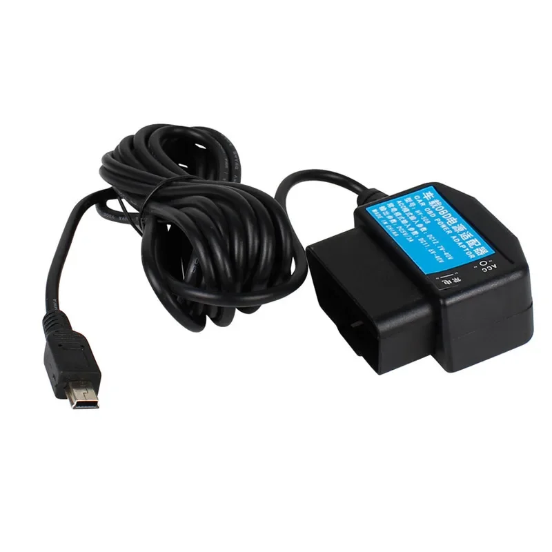 ولاعة سجائر OBD للسيارة ، صندوق طاقة مع كابل تبديل m لشحن لوحة العدادات ، ميني ، ميكرو ، 5Pin ، منافذ USB ، مخرج 5V ، 3A