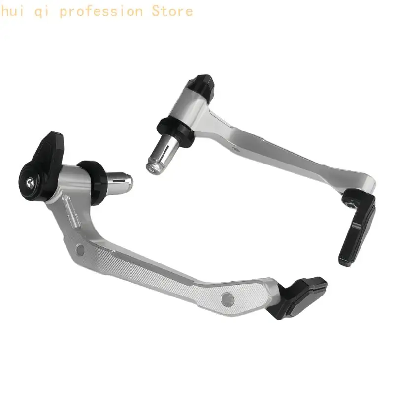 Brems- und Handsteuerungsbarrieren, Paar aus bearbeitetem Aluminium für Motorräder H8WE – Detail 2