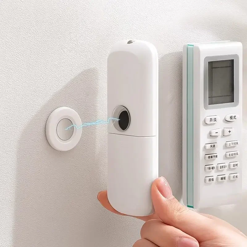Ganchos fuertes, gancho de Control, imán colgante, montaje en pared Iman, estante de anillo remoto para el hogar, almacenamiento, refrigerador, organización del hogar, jardín