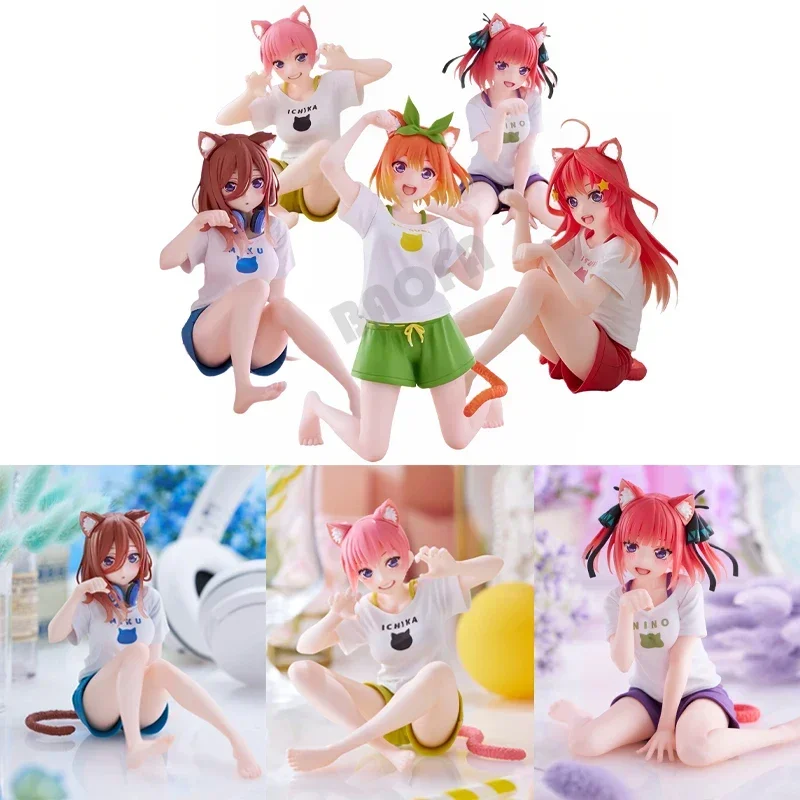 11 centimetri La Quintessenza Quintuplets Anime Figura Ichika Nakano/Nino Nakano/Miku Nakano/Yotsuba Nakano Action Figure Giocattoli di Modello