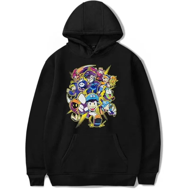 2025 yiyi SMG4 Merch جميع النجوم هوديي للرجال والنساء كم طويل عصري كوميدي البلوز البلوز