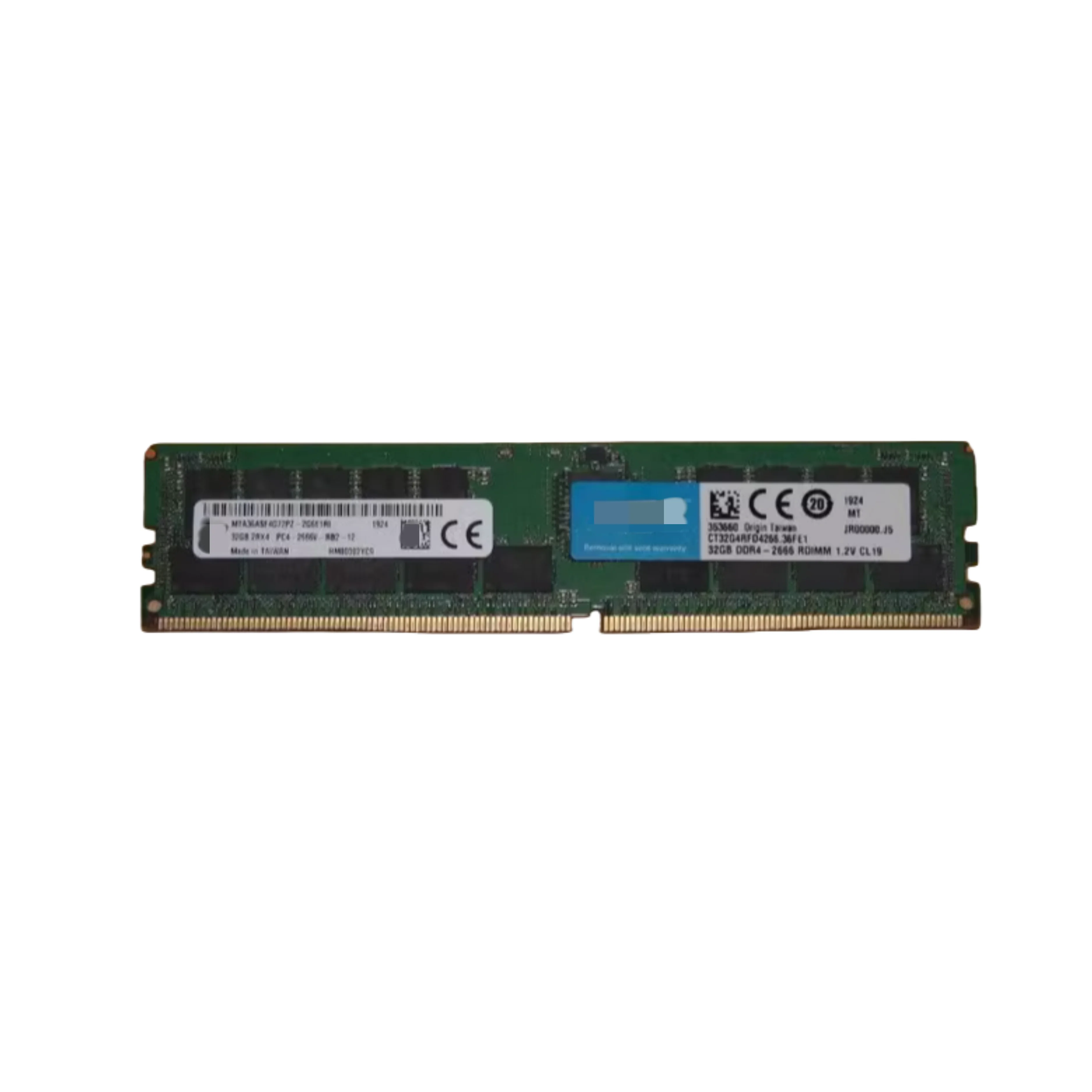 

CT32G4RFD4266 32 ГБ 2RX4 2666 В ECC REG
