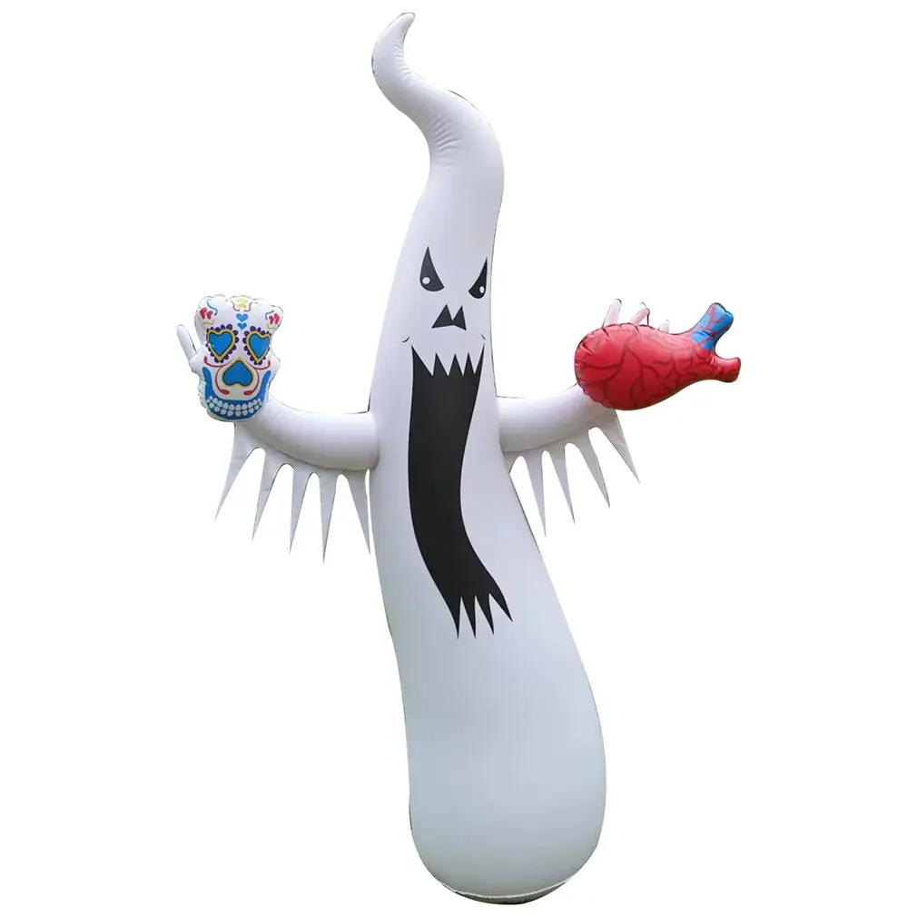 Halloween Inflatable Scary Ghost Decoration Inflatable Funny Scary Holiday Decorations Outside Blow Up Party Yard Halloween