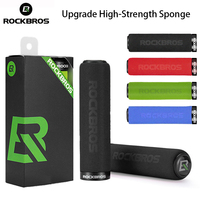 ROCKBROS Cycling Grips Bicycle Grips MTB Silicone Sponge Handlebar Grips Bike Grips Mountain Bike Bicycle Handlebars Ultraight