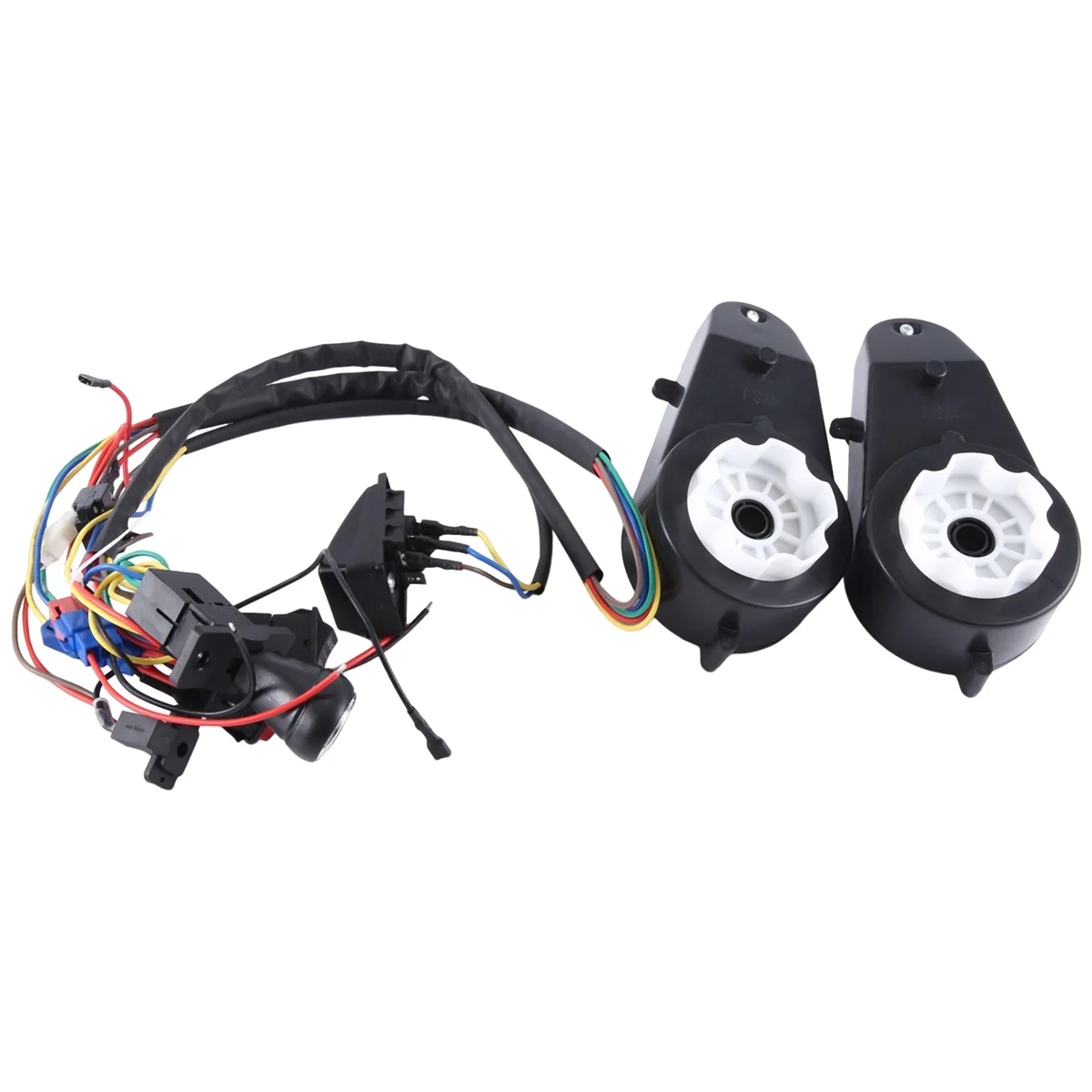 

Children Electric Car DIY Modified Wires and Switch Kit, Kids Electric Car 4WD Ride on Toys Accessories with Motor