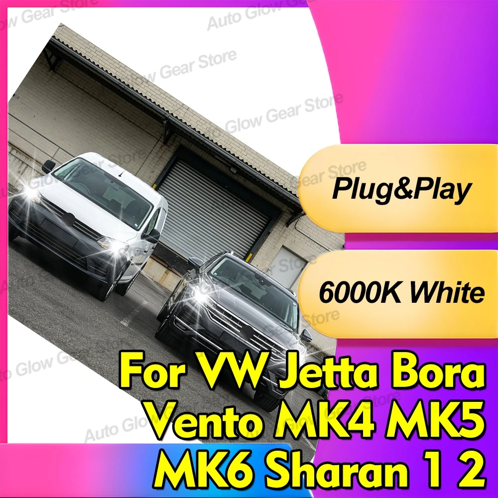 2x T10 Car LED Bulbs 6000K Clearance Lights For VW Jetta Bora Vento MK4 MK5 MK6 1999-2016 Sharan 1 2 1995-2015 Passat CC Polo