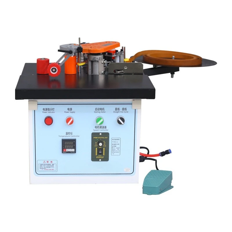 

Small Edge Banding Machine Mini Portable Edge Banding Machine Woodworking Straight Line Curve Edge Banding