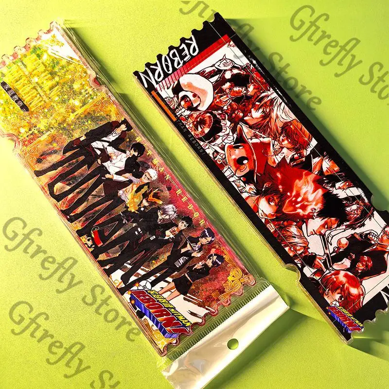 

HITMAN REBORN Acrylic Quicksand Ticket Stub Anime Rokudou Mukuro Quick-sand Decoration Gorgeous Sawada Tsunayoshi Gift