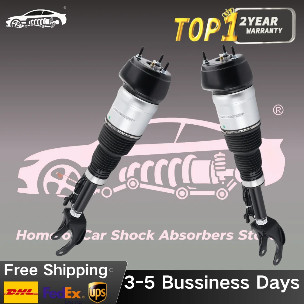 Pair Front Air Suspension Struts ADS Fit Mercedes Benz ML GL-Class W166 X166 ML400 500 550 250 350 63 AMG 2013-2018 1663201313