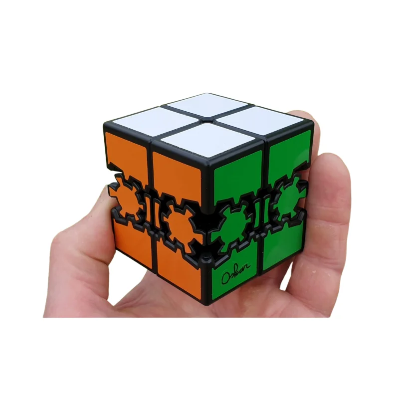 Calvin Gear 2x2 Plus Cube (6 autocollants de couleur) Cube Calvin Puzzle Cube magique Puzzle professionnel jouets jouets éducatifs cadeau pour enfant