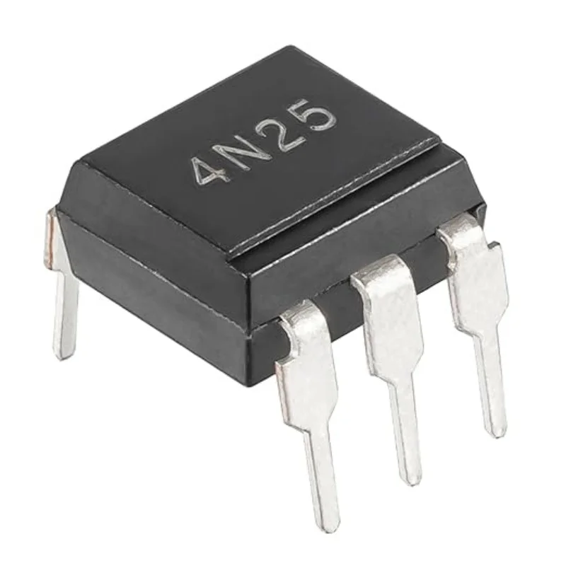 

4N25 Optocoupler DIP-6 4N25VM 4N25SR2M High Speed Logic Output Optocouplers Transistor 6-Pin (Pack of 10pcs)