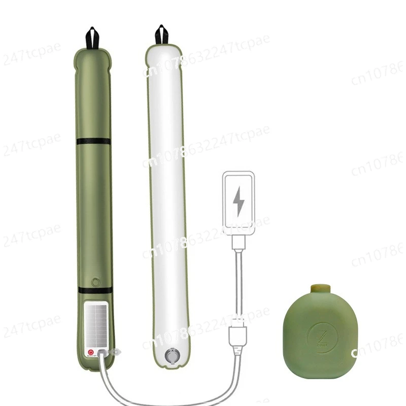 

Light Waterproof Magnetic Suction Column Patented Outdoor Folding Inflatable Camping Light Solar Inflatable