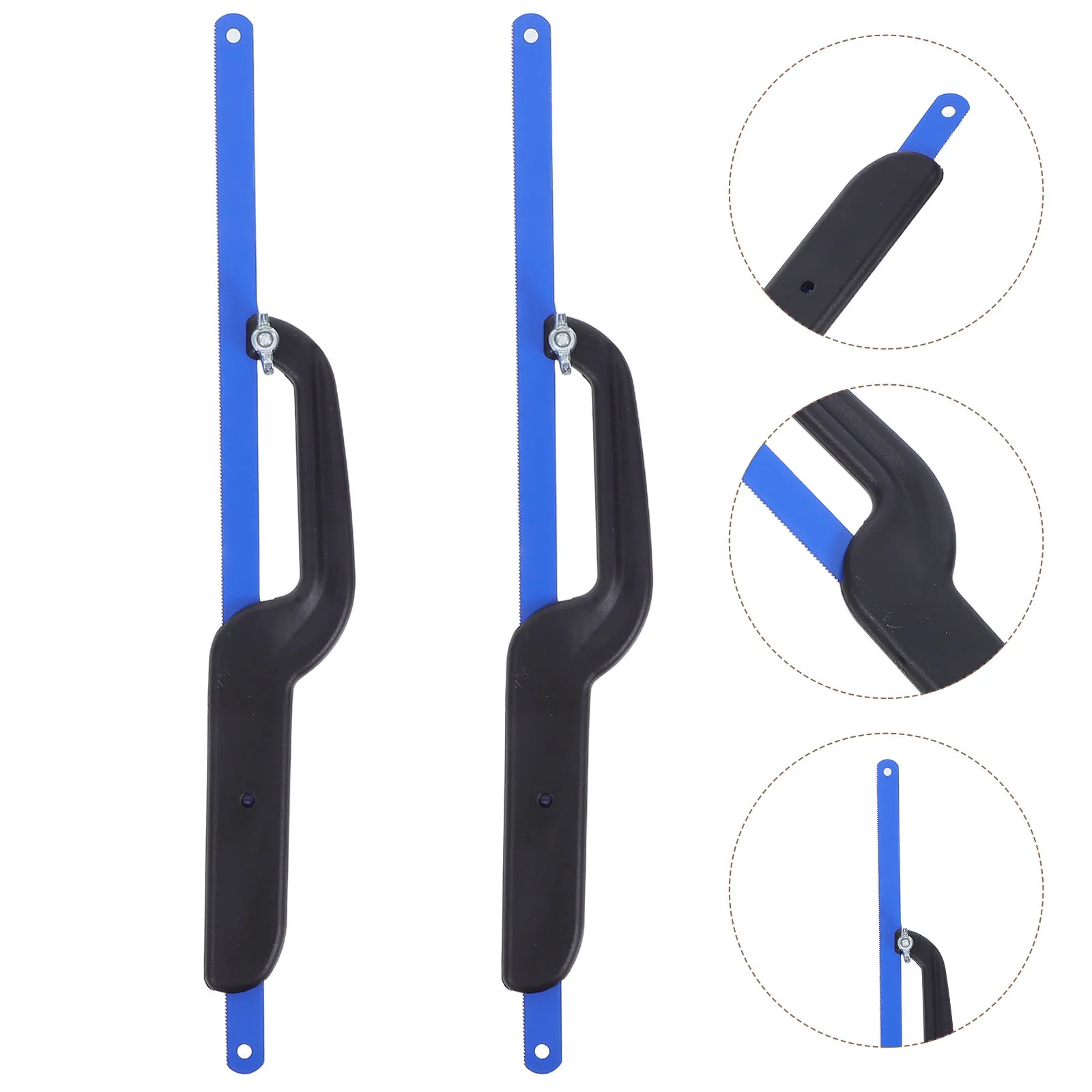 

2Pcs Mini Hand Plastic Handle Compact Bow Shape Small Wood Cutting Tool DIY Woodworking Gardening Home Improvement