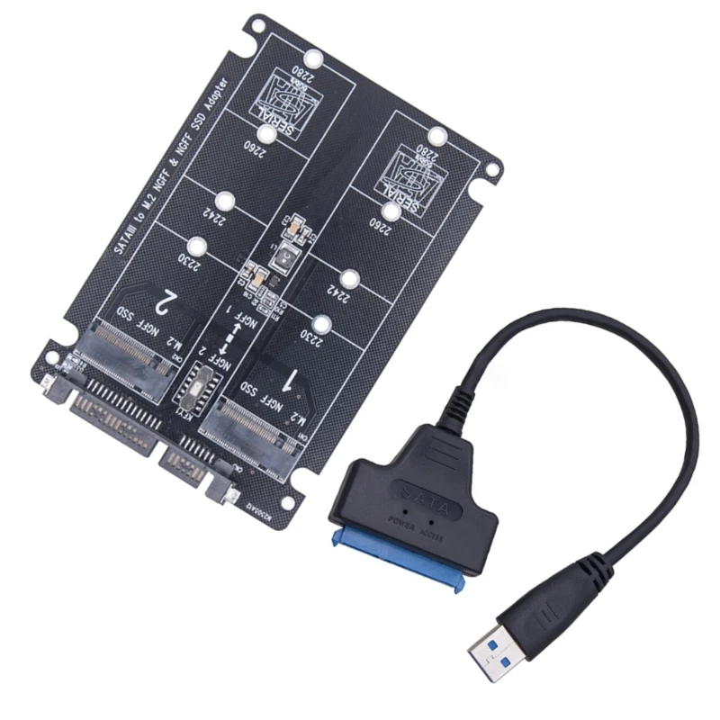 Adaptateur Portable M.2 NGFF vers convertisseur M.2 NGFF SSD vers 6 go, livraison directe