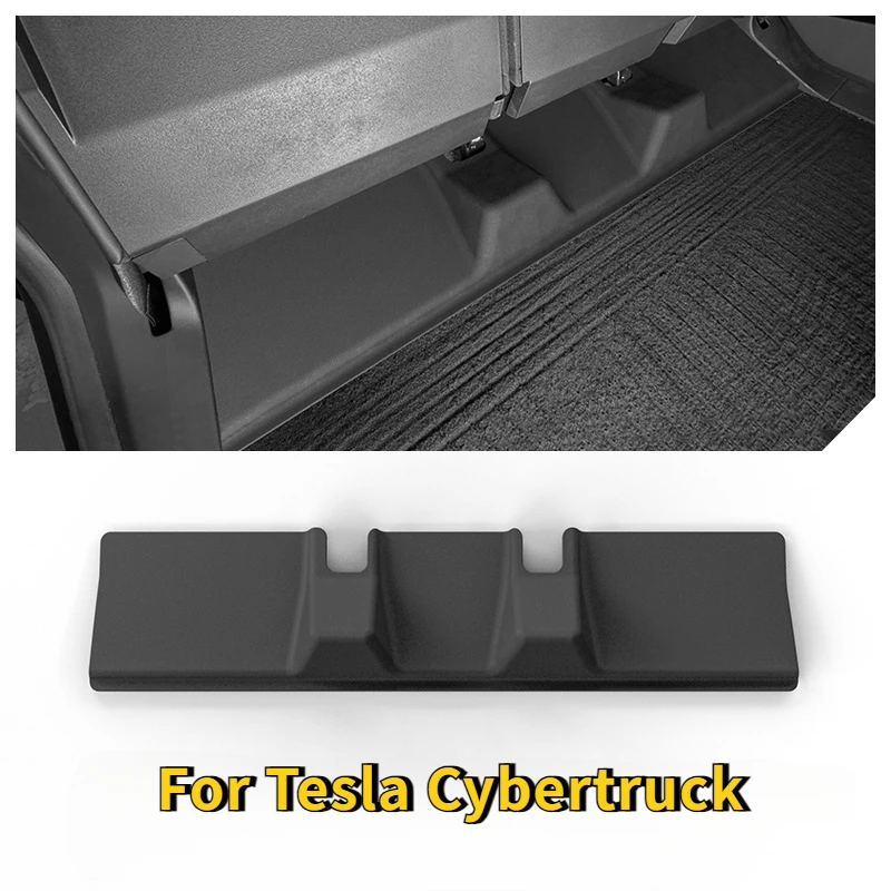 Rear Seat Lower Protective Pad for Tesla Cybertruck 2025 Rear Seat Anti-kick Pads TPE Protective Plate Car Pickup Accessories