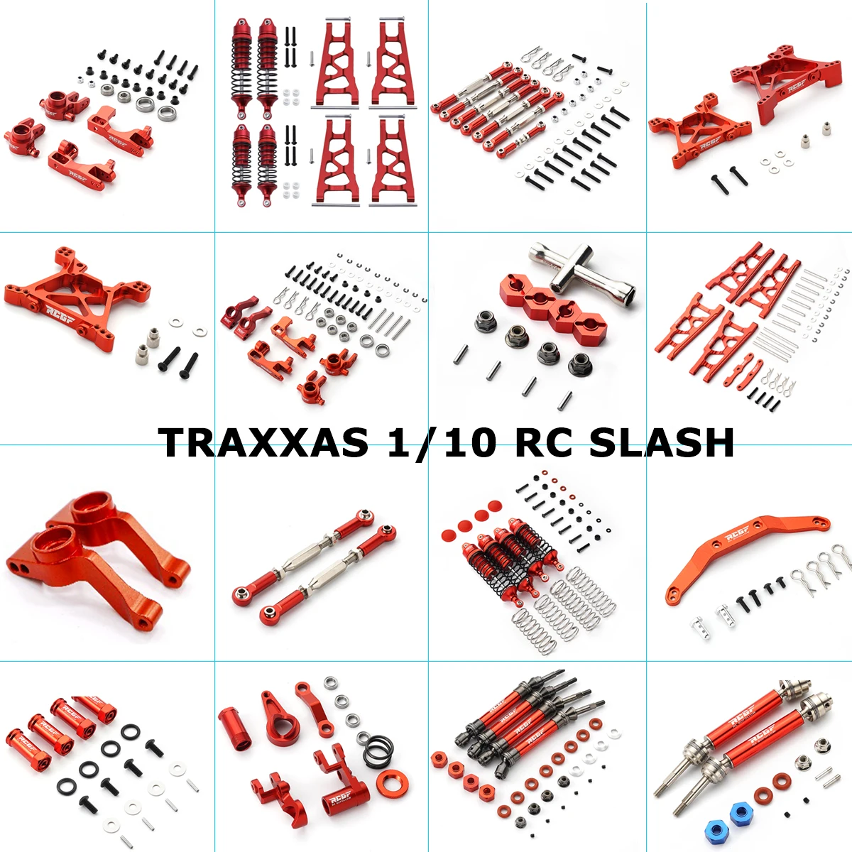 Dla 1/10 TRAXXAS 1/10 RC SLASH 4x4 RC Akcesoria samochodowe Aluminiowe ramię wahadłowe Osłona podwozia Mocowanie wstrząsowe RC Część samochodowa