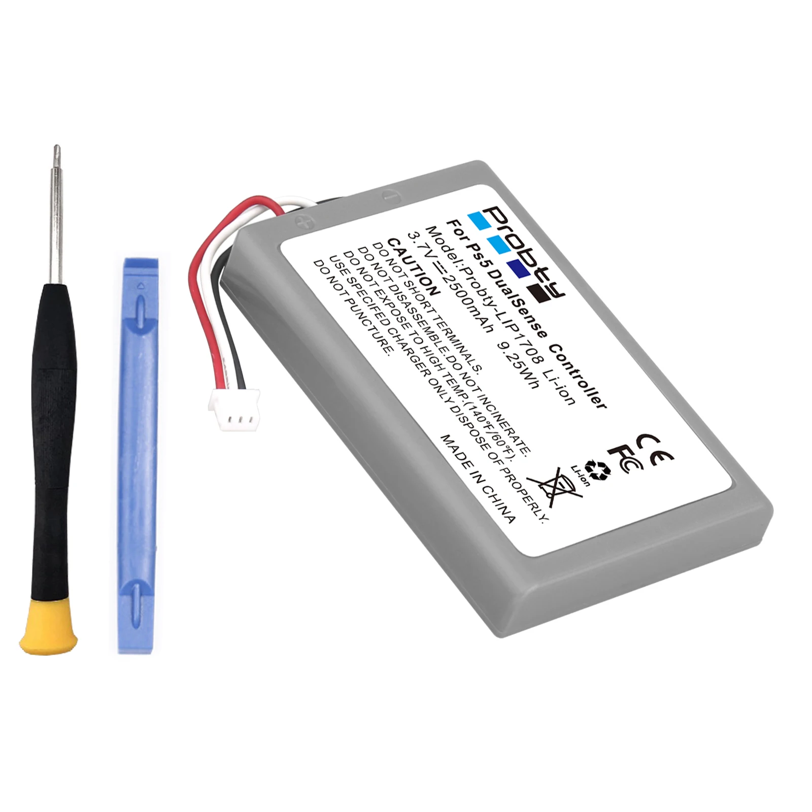 1 Pc 2500mAh LIP1708 Battery For Sony PS5 Controller,Rechargeable Battery For DualSense Game Controller