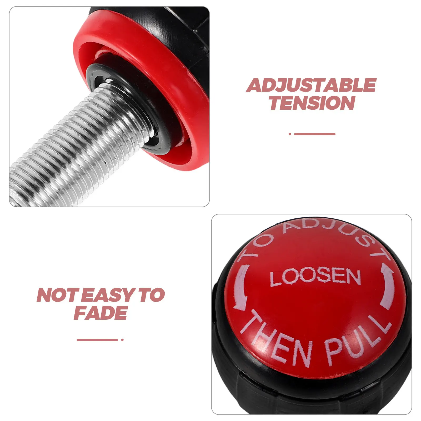 Exercise Bike Pin Knob Replacement Adjustable Spring-Loaded Locking Mechanism for Home Fitness Equipment Workout Machine Parts