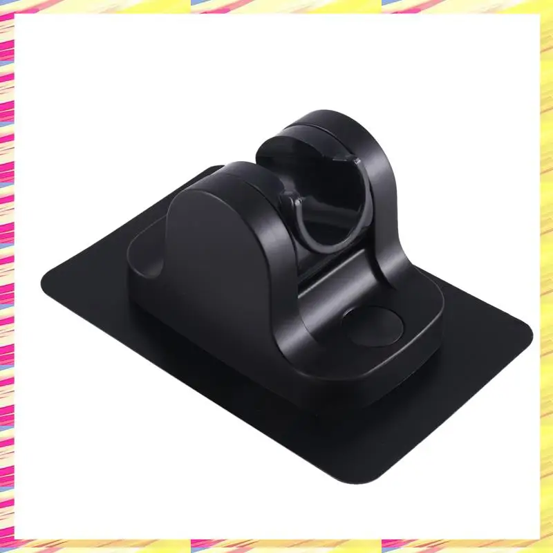 

ABJJ держатель насадки для душа ABS держатель для душа без сверления регулируемый кронштейн для душа для дома аксессуары для ванной комнаты черный