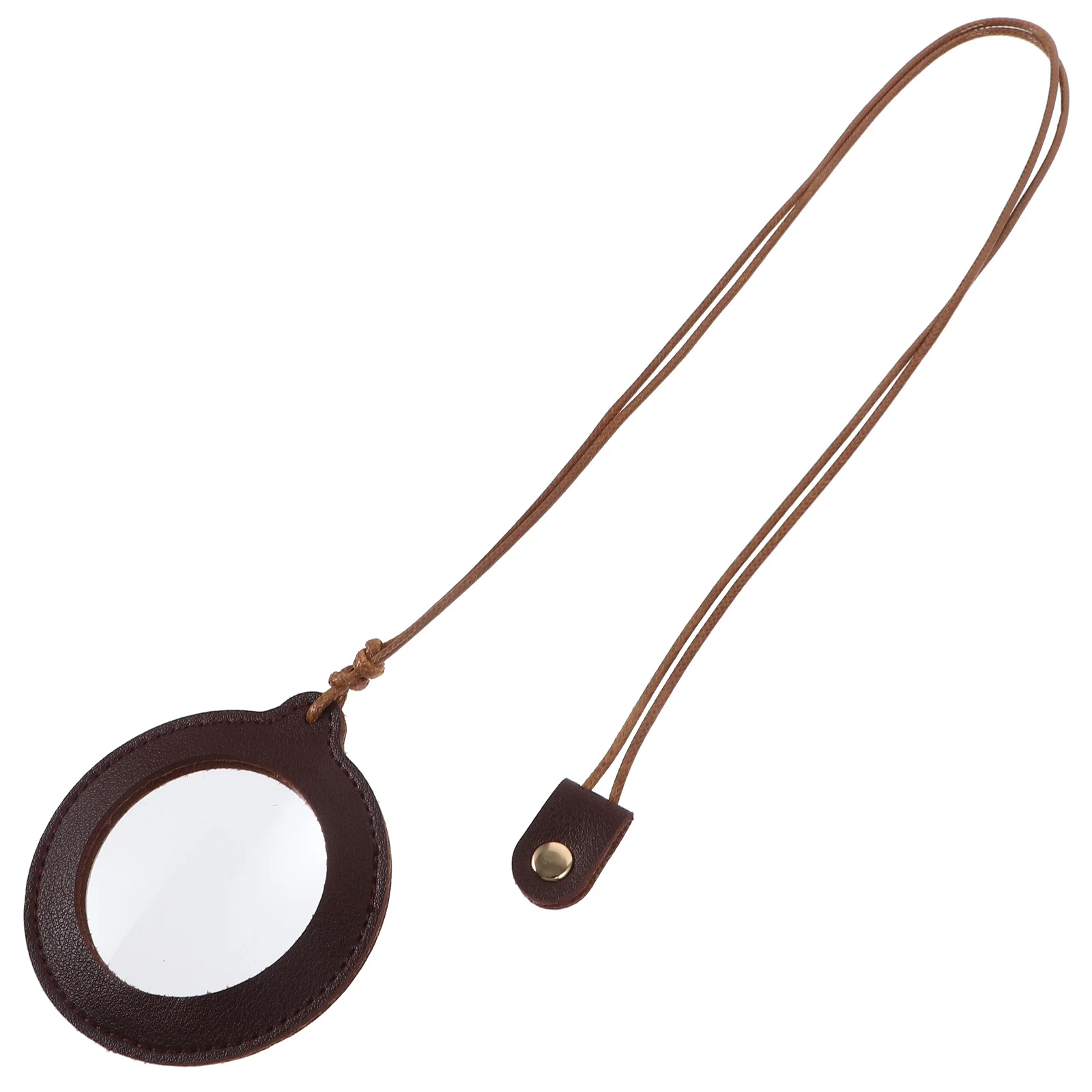 高齢者向け読書拡大鏡 吊り下げ式拡大鏡 ポータブル拡大鏡 軽量ネックストラップ エレガントなデザイン タトゥービューティー