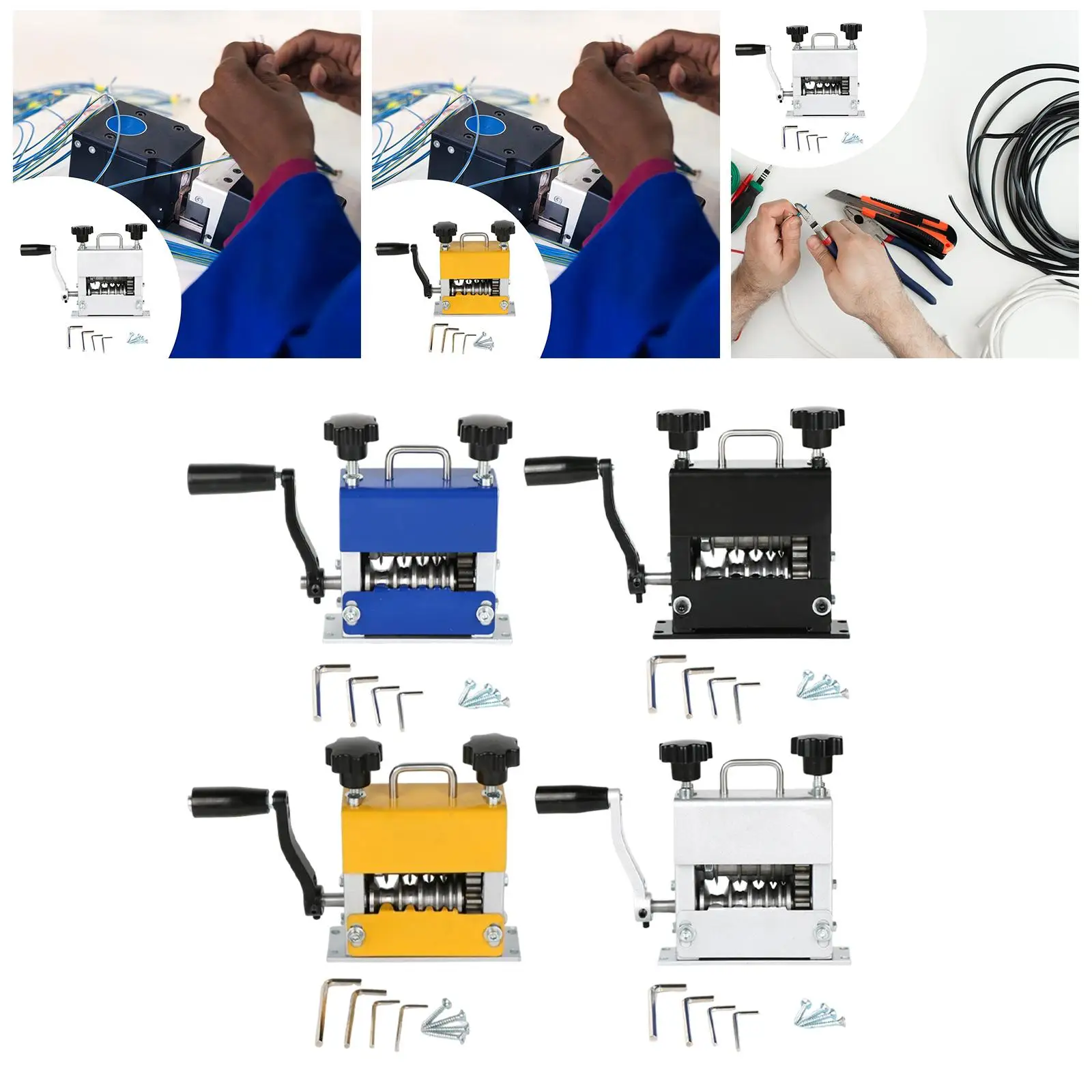 

Wire Stripping Machine Manual Hand Operated Copper Wire Peeler for Various Cable Types and Scrap Recovery