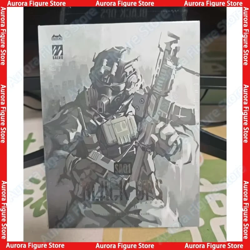 In Voorraad Hasuki Salvo SA01 SA03 1/12 Fortress Colossus Black Ops Onbekende Operator Snow Mountain Ghost Anime Action Figure Speelgoed