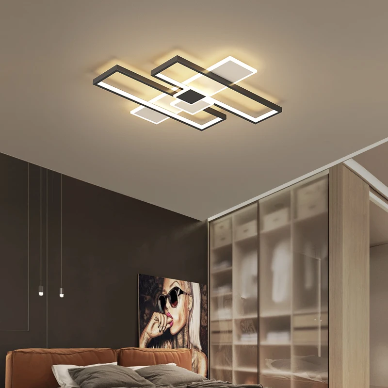 Modern Ceiling Chandeliers For Living Study Room Bedroom Led Ceiling Lights Gold Plating Kitchen Led Chandelier Accessories Lamp