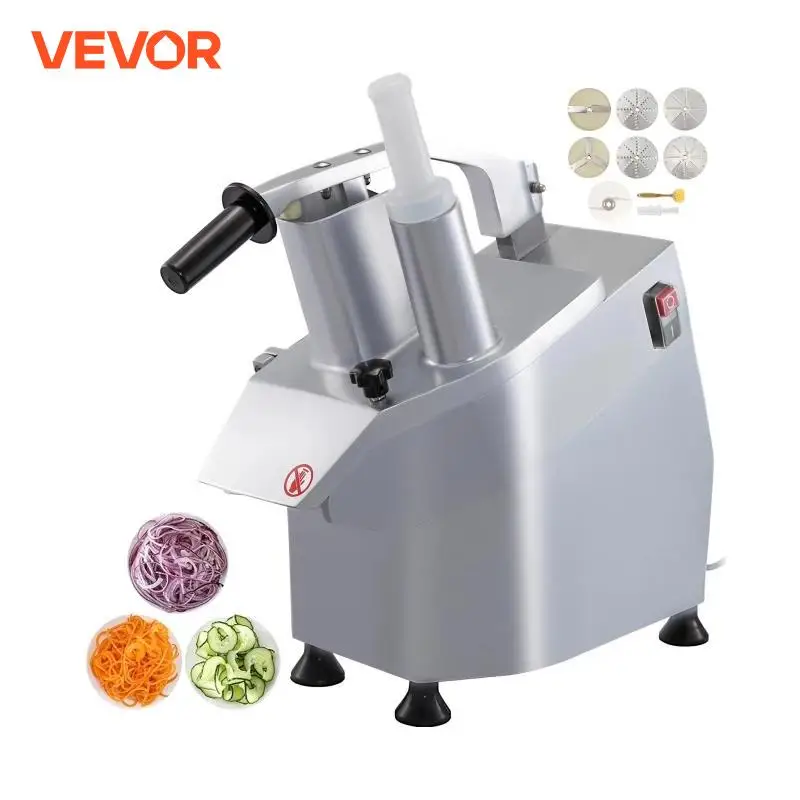 VEVOR Electric Vegetable Cutter Slicer Chopper Shredder Grinder Pellet Machine for Kitchen Tools And Appliances Food Processors