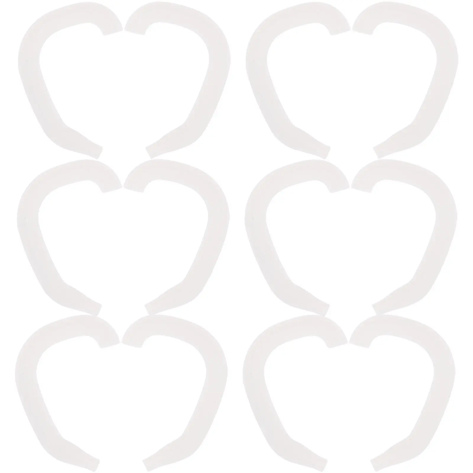 

6 пар силиконовых корректоров для ушей, эстетические корректоры для коррекции деформированных ушей, естественный вид, ежедневное использование, поддержка при коррекции.