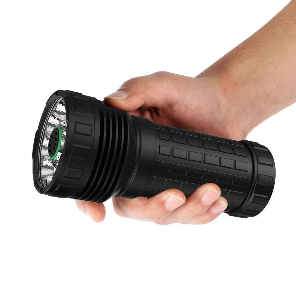 Lumintop Mach 46950 Rechargeable Flashlight TYPE-C 26000LM 520M Powerful Outdoor Searching Light with Battery for Self Defense