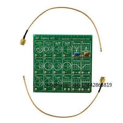 RF Demo Kit NanoVNA-F RF Test Board HAM Filter, Attenuator, Vector Mesh Test