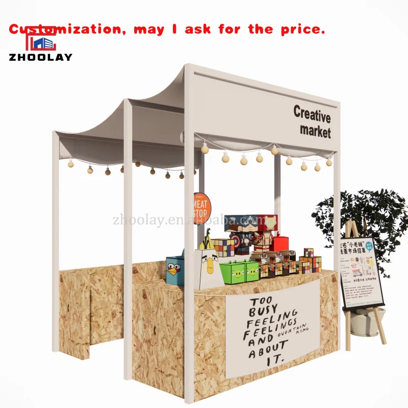 

Custom.Bazaar Sales Booth Фестивальные мероприятия Стойка для выставки товаров Многоцелевая прочная и долговечная коммерческая подставка