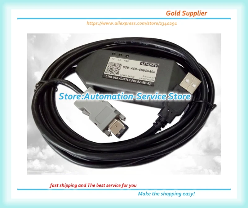 ASD-CNUS0A08 USB-ASD-CNUS0A08 كابل USB جديد لـ ASDA-B2/AB