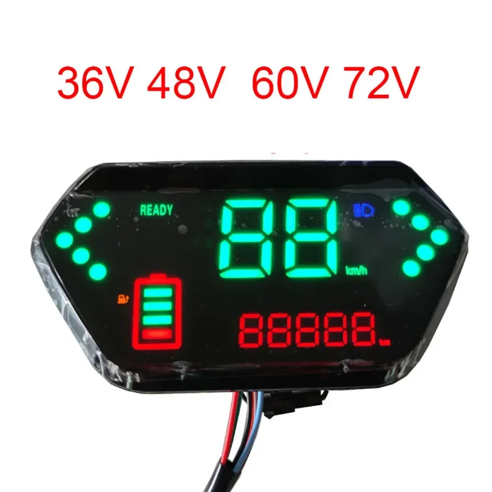 36 48V 60V 72V LCD Display Meter Control Panel Electric Bicycle Accessories For Electric Bike Scooter Motor 6pin Interface